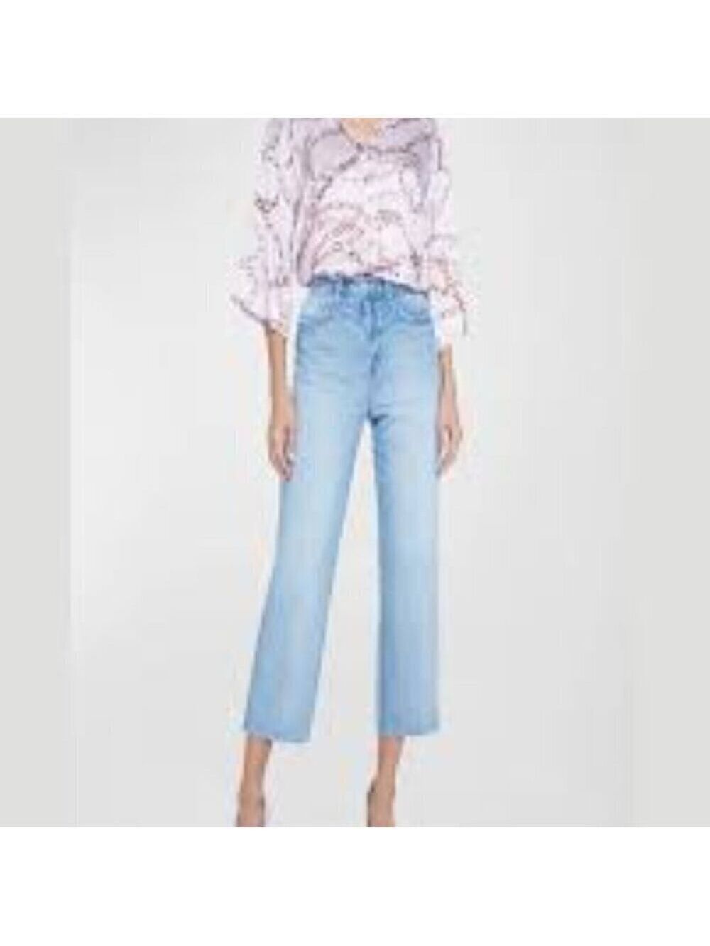 L'AGENCE June Cropped Stovepipe Jeans Colour Palisade Size 26